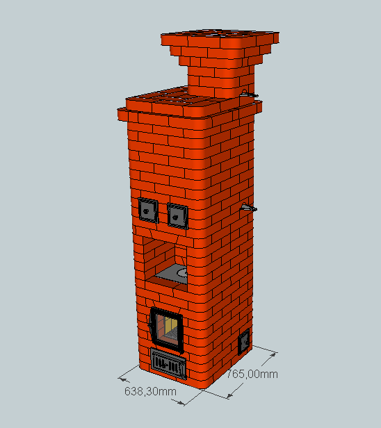 Печь для дачи на дровах своими руками из кирпича проекты