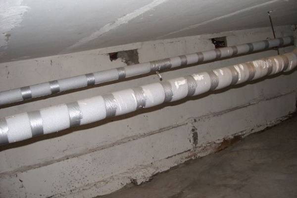 Утепление труб отопления в подвале - гид по видам трубной теплоизоляции