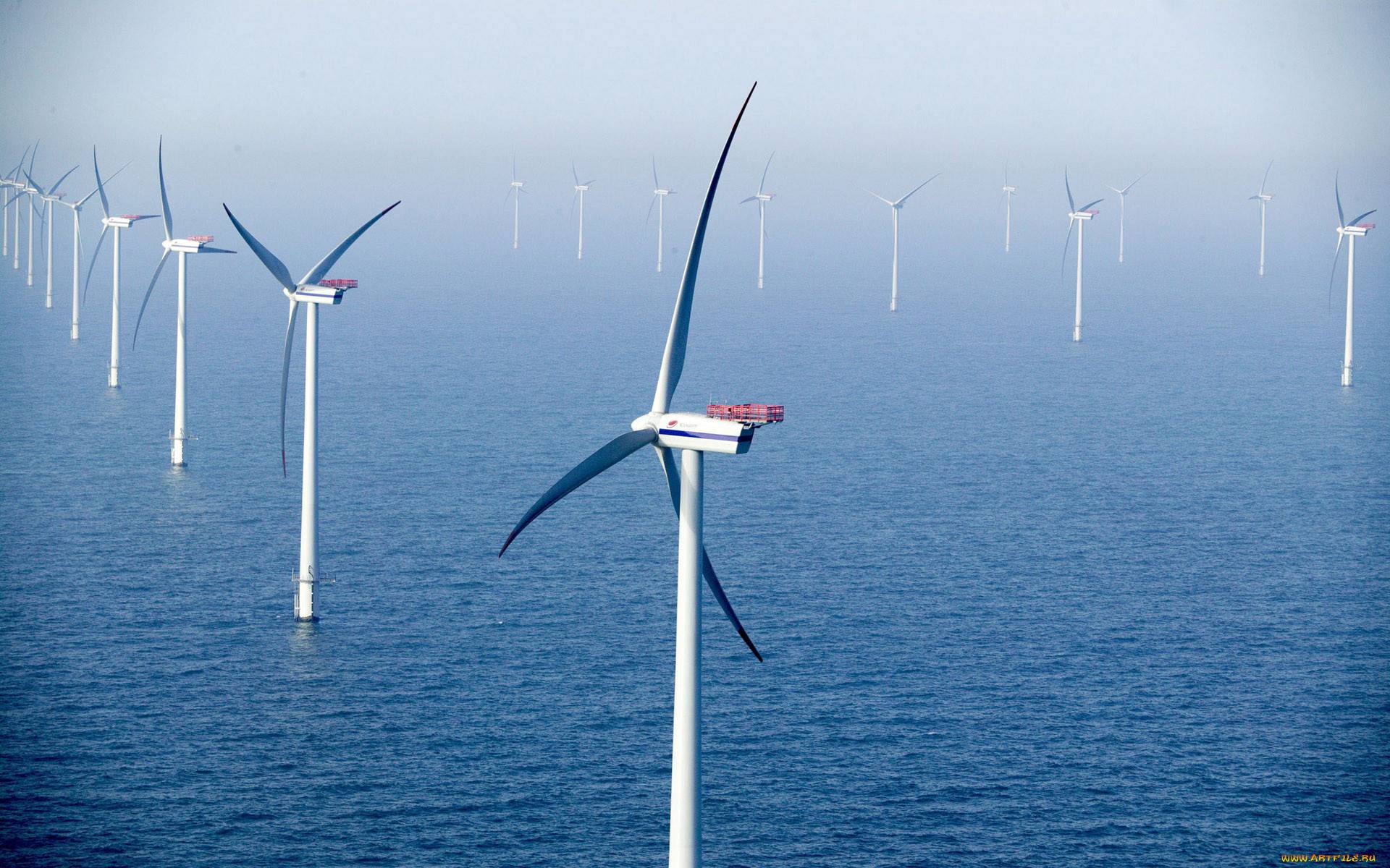 В германии построили самую высокую ветряную электростанцию в мире