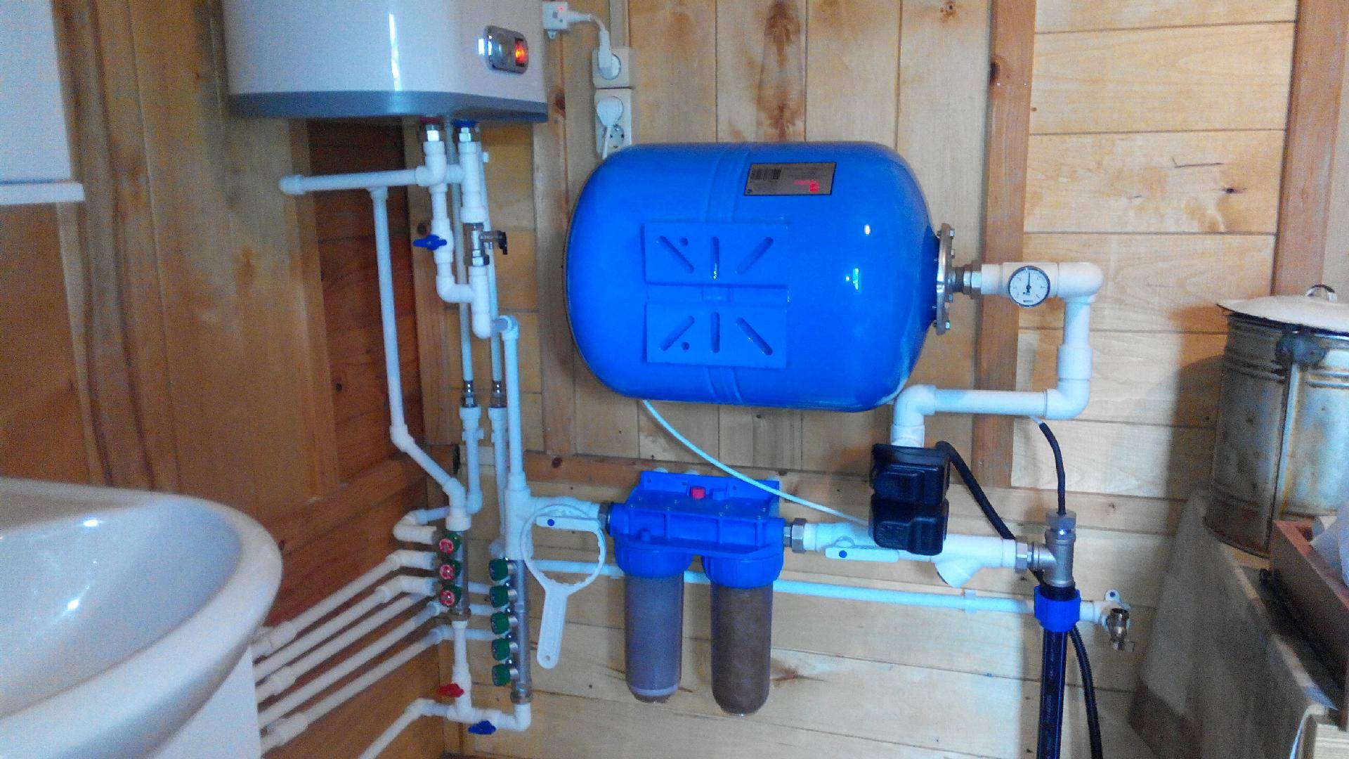 Индивидуальное водоснабжение частного дома из скважины