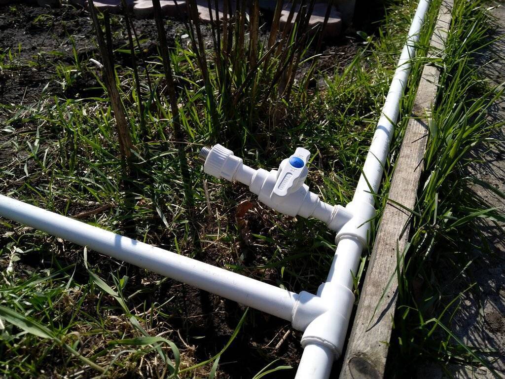 Система полива на даче из пластиковых труб: монтаж своими руками, видео