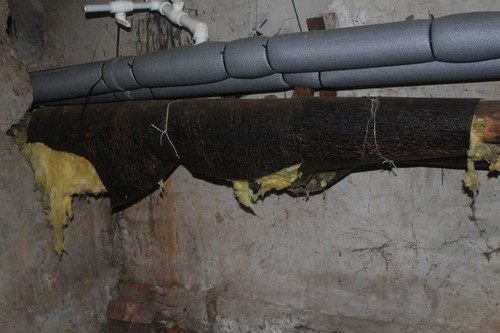 Как утеплить водопроводную трубу в подвале