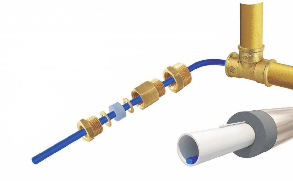 Монтаж внутреннего и внешнего греющего кабеля для канализационных труб