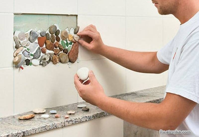 Как обновить плитку в ванной не меняя ее и не снимая: 150 лучших идей и фото с примерами, как сделать красивый декор своими руками