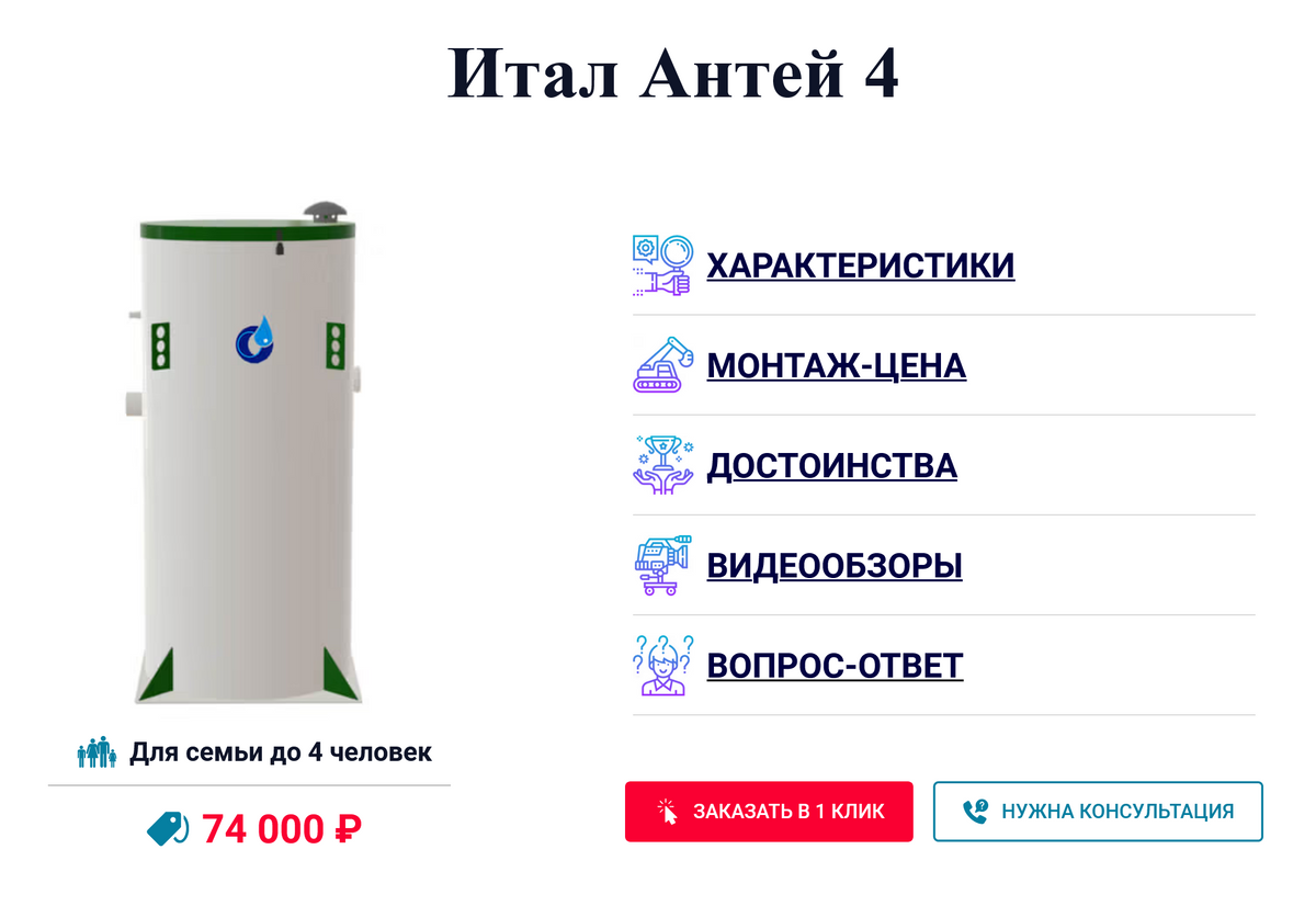 Итал антей отзывы