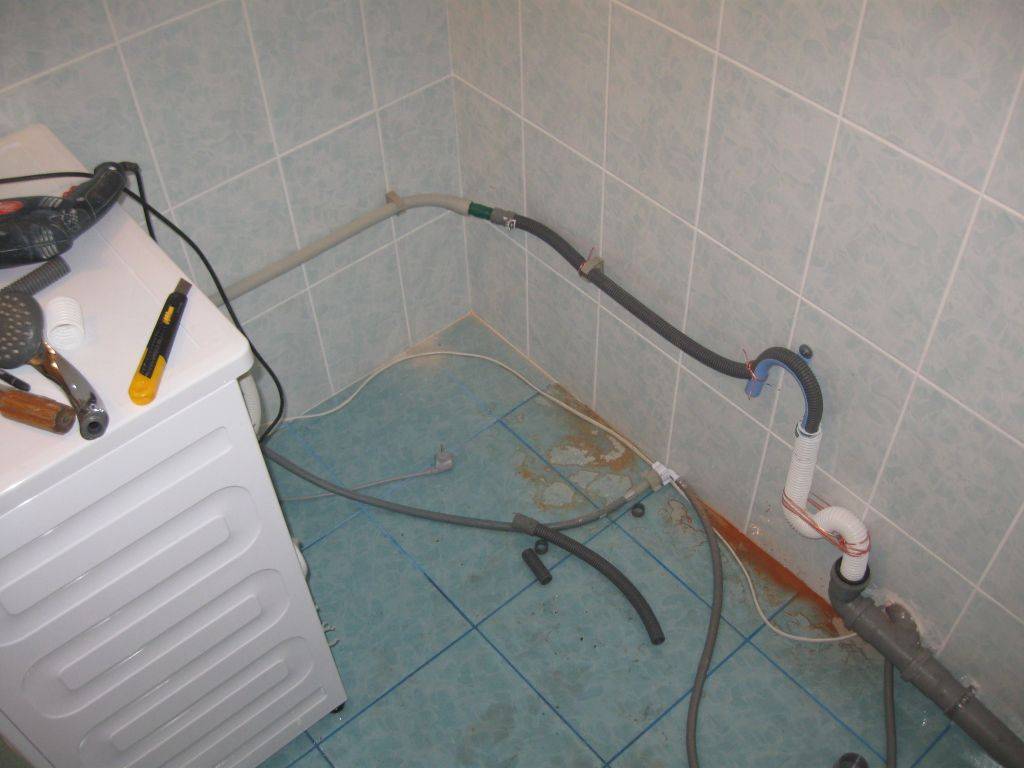 Стиральная машина под раковиной в ванной комнате – установка своими руками, фото