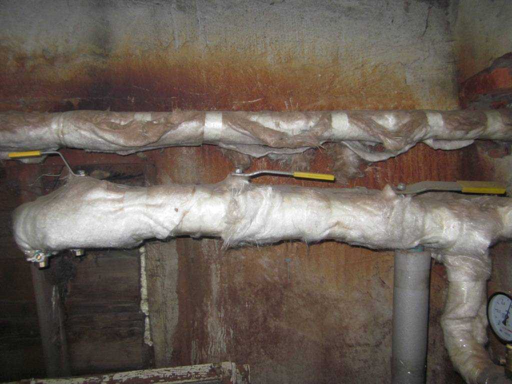 Утепляем коммуникации в подвале: трубы отопления. чем утеплить трубы отопления в подполе дома